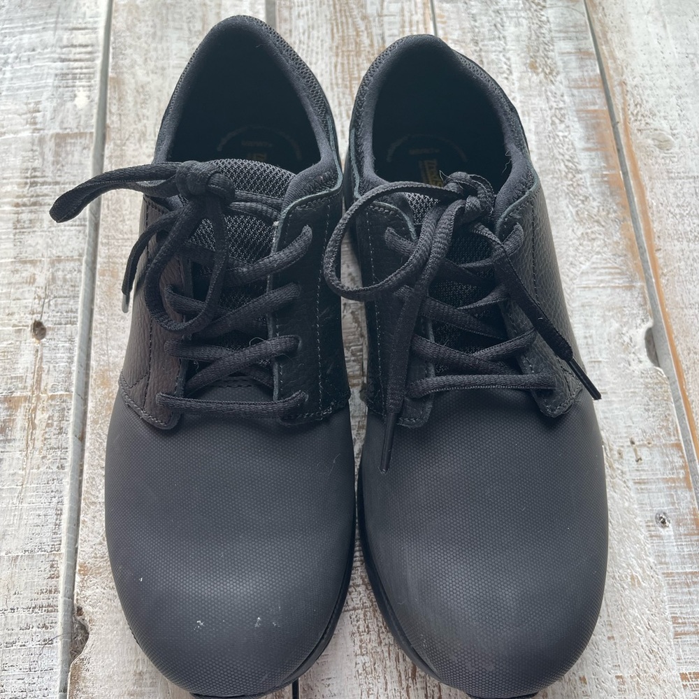 Tredsafe Enduro Pro Boys Youth Size 6 Black Slip-Resistant Oxford Lace-Up Shoes